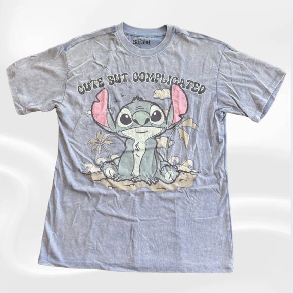 Disney Tops - Disney Stitch "Cute But Complicated" Graphic T-Shirt | Ultra Soft Tee | Small